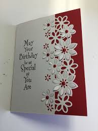 Handmade Birthday Cards For Women Pin By Kathy Arbach On Daisy Edge Die Embossed Cards Cards Handmade Greeting Cards Handmade