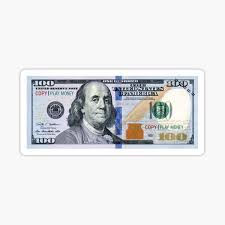 A wide variety of 100 dollar bill gold options are available to you, such as material, use, and theme. 100 Dollar Bill Stickers Redbubble