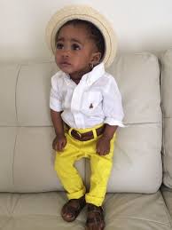 Black And Yellow Outfits For Boys What A Cutie Pie Black Baby Boys Kids Outfits Boy Outfits