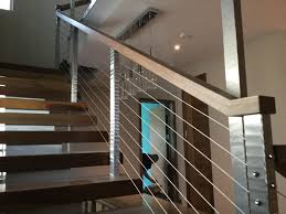 The railings are powder coated aluminum. Interior Railing Edmonton South Side Ornamental