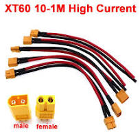 XT60 Connector Conversion cables 10cm 20cm 30cm 50cm 1m High Current Male / Female Plug Extension Cable Lead Silicone Wire 12AWG - AliExpress 13
