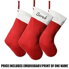 Wear them with a santa costume or find your own fun ways to accessorize with them. Little Lux Traditional Christmas Stocking Red White Allsportstore Com
