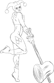 Harley quinn coloring pages | print for free, the best images. Download Harley Quinn Coloring Pages Harley Quinn Color Sheet Png Image With No Background Pngkey Com