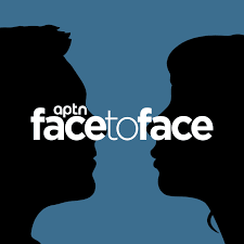 If you come face to face with someone, you meet them and can talk to them or look at them. Face To Face Podcast Aptn News