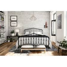 Black Metal Beds Bed Frames Free Shipping Over 35 Wayfair