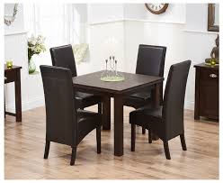 When closed it's an elegant console with storage drawers. Somerset 90cm Flip Top Dark Oak Dining Table With Dakota Chairs
