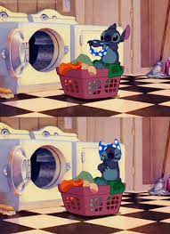 Seems Legit Lilo Stitch Funny Pics Sorting Laundry Bra What Is This For Possibly A Hat Stitch Disney Lilo And Stitch Disney