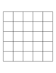 5 By 5 Grid Clipart Etc Bingo Template Write On Pictures Templates Printable Free