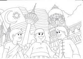 Gambar doodle hitam putih keren gambar mania sumber : Koleksi Gambar Bulan Kebangsaan Untuk Diwarna