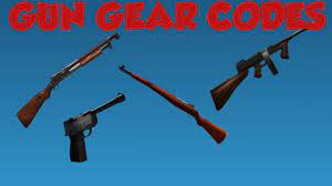 So, that's why we added 2 to 3 codes for single song. Roblox Gun Gear Codes Youtube