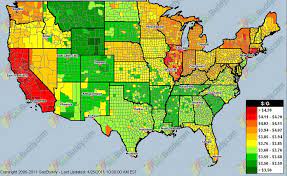 Click here to add this map to your website. 9 Out Of 10 Counties With Highest Gas Prices In Continental Us All In California