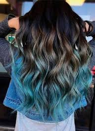 Neuefrisureen Club Ombre Hair Color For Brunettes Blue Ombre Hair Pretty Hair Color