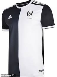 Get new fulham fc team kits 512x512 for your dream team in dream league soccer. Fulham Unveil 140th Anniversary Kit With Black And White Halves Daily Mail Online