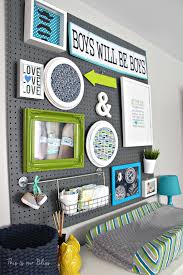 Alphabeticals offers script unpainted custom. Little Boy Nursery Pegboard Gallery Wall Diy Nursery Decor Navy Green Gray This Is Our Bliss 3 This Is Our Bliss