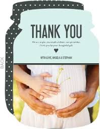Thanks so much for coming, it was such a pleasure! Baby Shower Thank You Cards Purpletrail