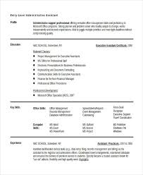 Executive Administrative Assistant Resume 10 Free Word Pdf Documents Download Free Premium Templates