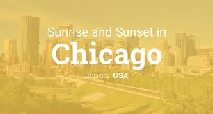 Sunrise And Sunset Times In Chicago