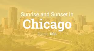 sunrise and sunset times in chicago