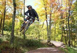 The section beneath marble mountain road is fast and accessible to almost anyone on any mountain bike. Mountain Bike Park Windham Mountain