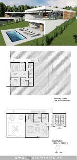 Following the client's brief, the separation between the private. Pin On Modern House Plans