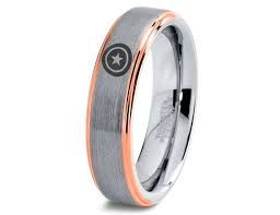 2014 Tungsten Carbide Captain America Ring High Quality In Style Tungsten Carbide C Rings For Men Mens Wedding Bands Tungsten Carbide Promise Rings For Guys