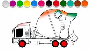Cara menggambar mobil truk tangki pertamina cara menggambar gambar belajar menggambar. Menggambar Mobil Truk Molen Monster Mixer Truck Trucks Monster