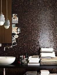 mozaiek bruin brown tiles mozaiek badkamer badkamer mozaiek