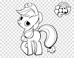 A lot of leaves, flowers, and plants bloom across the page in this coloring page for adults. Applejack Rainbow Dash Rarity Apple Bloom Coloring Book Applejack Equestria Girls Coloring Pages Transparent Background Png Clipart Hiclipart