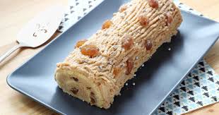 Recette Buche A La Creme De Marron En Pas A Pas Recette Mousse De Marron Creme De Marron Buche De Noel Aux Marrons