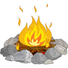 Campfire clipart black and white. Campfire Black And White Fire Pit Clipart Cliparts Others Art Inspiration Clipartix