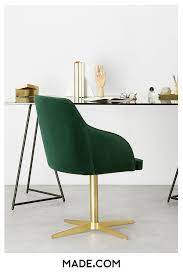 keira office chair pine green velvet and brass office chair design velvet office chair swivel office chair