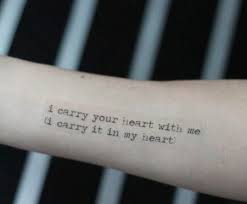 My heart)i am never without it (anywhere. 18 Ephemeral Tattoos For Booklovers Huffpost