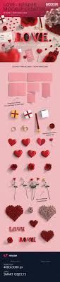 Love Header Mock Up Creator Psd Mockup Hero Image Facebook Cover Mockup Creator The Creator Realistic Rose