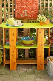 Deck And Patio Serving Table Lowes Creative Diy Outdoor Furniture Diy Outdoor