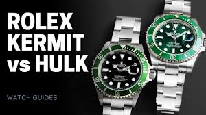 Trova una vasta selezione di rolex submariner hulk a prezzi vantaggiosi su ebay. Rolex Kermit Vs Hulk The Watch Club By Swisswatchexpo