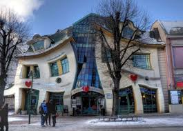 Some description from allcon (general contractor of the building): The Crooked House Sopot Polonya Crooked House Houses In Poland Unusual Buildings