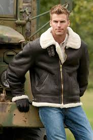 Overland Classic Sheepskin B 3 Bomber Jacket Cool Jackets For Men Leather Jacket Men Jackets Men Fashion