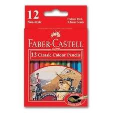 Beli Pensil Warna Faber Castell Classic 12 Pendek Dari Matahari Store Pulpenfaber Banyumas Hanya Di Bukalapak Faber Castell Faber Classic