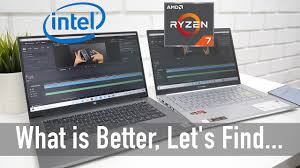 Both amd ryzen and intel 8th gen core processors have four cores, which give you eight simultaneous threads. Intel Core I7 Laptop Vs Amd Ryzen 7 Laptops Real World Test Youtube