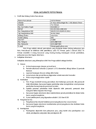 Contoh soal flowchart sistem informasi akuntansi. Soal Foto Praga Lengkap