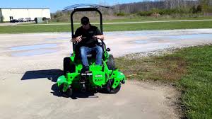 Because zero turn electric riding lawn mower supports you to turn around more precisely without cutting any other grass parts by mistake. Mean Green Mowers Cxr 60rd S A M Commercial Electric Zero Turn Mower Youtube