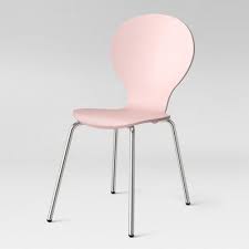 Goddard Modern Stacking Chair Blush Set Of 2 Project 62 Midcentury Modern Dining Chairs Chair Stacking Chairs