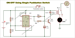 Image result for Latching switch using push button