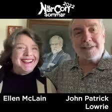 Ellen McLain y John Patrick Lowrie en Närcon 2023