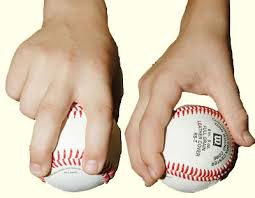 Position the ball cross seams. Fastball Grips All Around Pitching