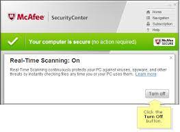 Disabling mcafee will not remove it from your computer. Linksys Official Support How To Disable Mcafee Securitycenter