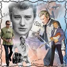 Johnny Hallyday ! Johnny lui dit adieu .