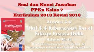 Check spelling or type a new query. Kunci Jawaban Ppkn Kelas 7 Aktivitas 4 4 Tabel 4 4 Keberagaman Ras Di Sekitar Peserta Didik Youtube