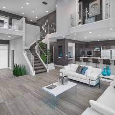 Vicky S Homes Vittorio Contemporary Living Room Edmonton By Pror Contemporary Decor Living Room Contemporary Living Room Design Stairs In Living Room