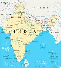 Füge ein bild zu dieser galerie. Politische Karte Indiens Mit Der Hauptstadt Neu Delhi Die Nationalen Grenzen Wichtige Stadte Flusse Und Seen Englisch Beschriftung Und Skalierung Illustration Lizenzfrei Nutzbare Vektorgrafiken Clip Arts Illustrationen Image 43261147